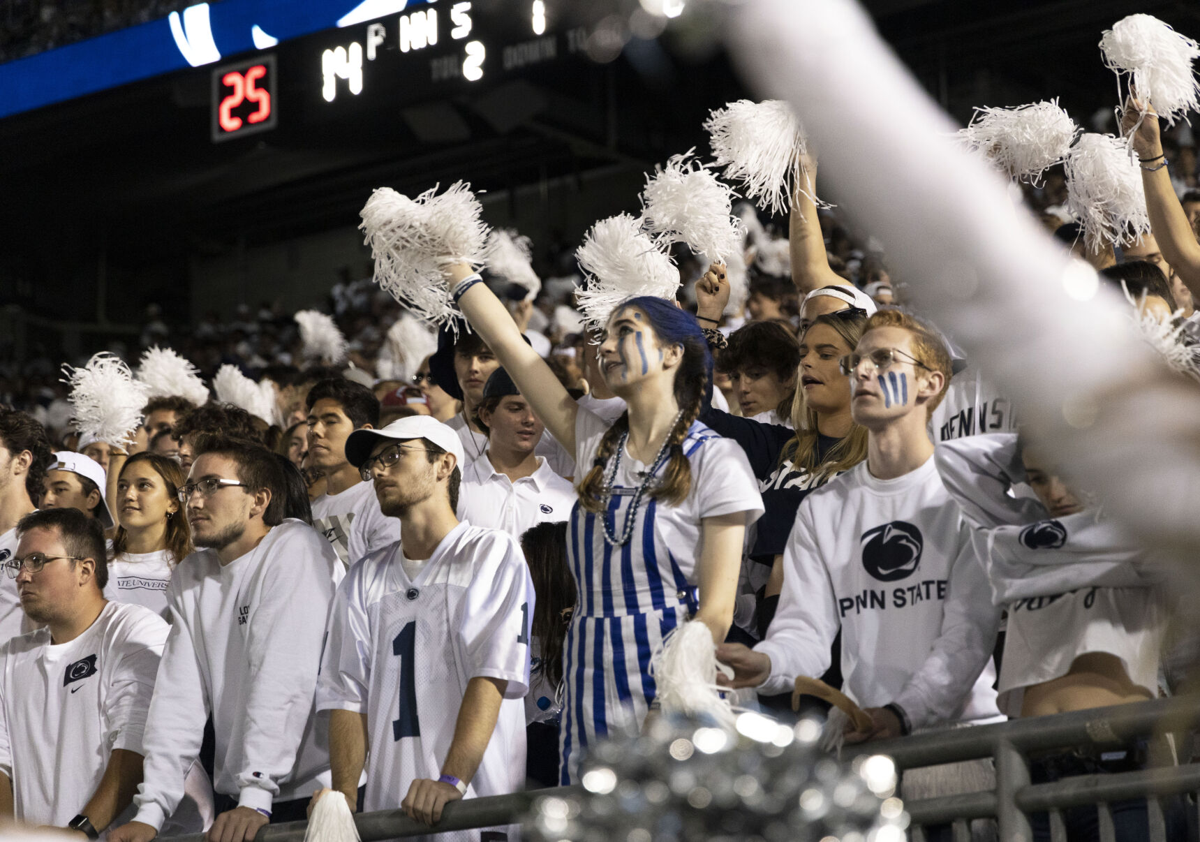 Penn State football vs. Indiana, student section